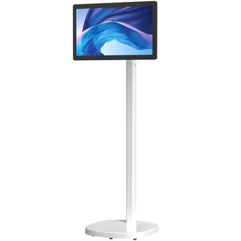 Mobile Rolling Spring Adjustable Floor Stand for Displays up to 22 lbs CTA DIGITAL