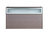 Boss Reception Desk, Frosted Glass MODEL # N369G-DW
