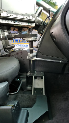 Havis PKG-PSM-353 Premium Passenger Side Mount Package for 2013-2019 Ford Interceptor Utility & 2011-2019 Ford Explorer (Retail) - Synergy Mounting Systems