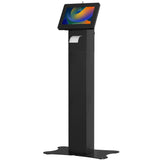 Premium Locking Floor Stand Kiosk w/ Security Enclosure, Storage & Printer Shelf Compartment CTA DIGITAL