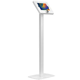 Premium Thin Profile Floor Stand with Digital Password Combination Security Enclosure (White) CTA DIGITAL