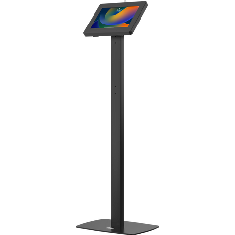 Premium Thin Profile Floor stand with Security Enclosure - CTA DIGITAL