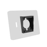 Premium VESA Wedge and Outlet / PoE Cover Add-On for Tablets CTA DIGITAL