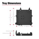RAM-234-7 RAM Mounts Tough-Tray™ III Spring Loaded Laptop Tray