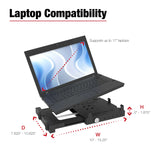 RAM-234-7 RAM Mounts Tough-Tray™ III Spring Loaded Laptop Tray