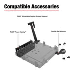 RAM-234-7 RAM Mounts Tough-Tray™ III Spring Loaded Laptop Tray