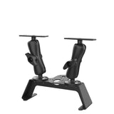 RAM-FF1-D-115-2 RAM Mounts Fishfinder Deck Kit with Dual Marine Electronic Mount