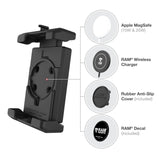 RAM-HOL-PD7BU RAM Mounts Quick-Grip™ Pro XL Phone Holder with Ball
