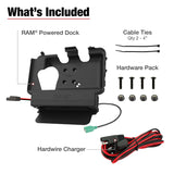 RAM-HOL-SAM61PDU RAM Mounts Power + Data Dock for Tab Active5 & 3 with Speaker Box