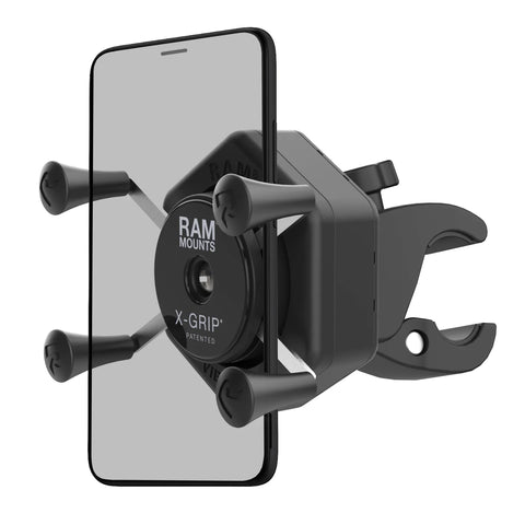 RAM-HOL-UN7-462-400 RAM Mounts X-Grip® Phone Mount with Vibe-Safe™ & Small Tough-Claw™