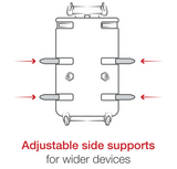 RAP-B-460-A-PD4U RAM Quick-Grip™ XL Phone Mount with RAM® Tough-Strap™ Handlebar Base