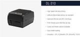 DASCOM 289161668 DL-310 Thermal/Direct Transfer Printer up to 4 inches wide USB and Ethernet