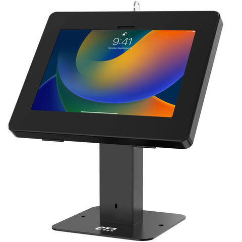 Sleek Rotating Desk Mount with Security Enclosure CTA DIGITAL