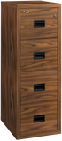 FireKing Turtle Designer Series - Space Saving Vertical File Cabinet - 1-Hour Fire Rated - 2 or 4 Drawers - 4 Colors