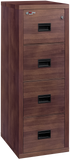 FireKing Turtle Designer Series - Space Saving Vertical File Cabinet - 1-Hour Fire Rated - 2 or 4 Drawers - 4 Colors