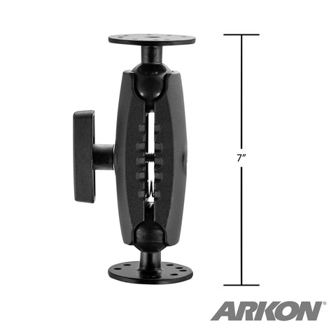 Arkon RM2XCMAMPS38 4-Hole AMPS Drill Base Mount with Circular Metal ...