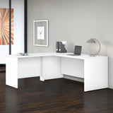Bush Business Furniture STC049WH Studio C 72W x 30D L Shaped Desk with 42W Return in White