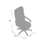 Boss High Back LeatherPlus Chair MODEL # B7301