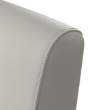 Bush Business Furniture CH3903GVL-03 Arrive Waiting Room Loveseat with Arms in Light Gray Vinyl