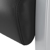 Bush Business Furniture CH3902BVL-03 Arrive Bariatric Waiting Room Guest Chair with Arms in Black Vinyl