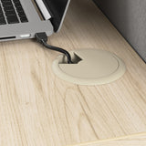 Bush Business Furniture WC36592-03STGK Office in an Hour 65-inch Straight Cubicle Desk with Storage, Drawers, and Organizers in Natural Elm