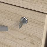 Bush Business Furniture SCF216NESU Studio C 3 Drawer Mobile File Cabinet in Natural Elm - Assembled