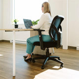 Bush Business Furniture CH1205BLF-03 Accord Mesh Back Office Chair in Black