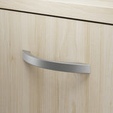 Bush Business Furniture SCS160NE Studio C Low Storage Cabinet with Doors and Shelves in Natural Elm