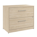 Bush Business Furniture VSF136NESU Vista 2 Drawer Lateral File Cabinet in Natural Elm