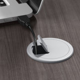 Bush Business Furniture SCD272SG Studio C 72W x 30D Office Desk in Storm Gray