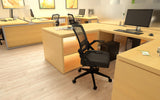 Boss Mesh Flip Arm Task Chair MODEL # B6223-BK