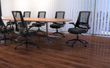 Boss Black Mesh Flip Arm Chair MODEL # B6776-BK