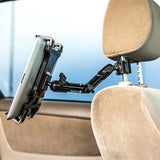 Arkon TABHM6 Heavy-Duty Slim-Grip® Tablet Headrest Mount with Multi-Angle 8" Arm for iPad, Note, and more