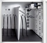 Luxor LLTMWV12-G 12-Tablet / Chromebook Vertical Wall / Desk Charging Box