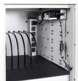 Luxor LLTMWV12-G 12-Tablet / Chromebook Vertical Wall / Desk Charging Box