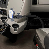 Arkon SM9RM88AMPS Robust Locking Seat Rail or Floor Phone Mount