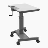 Luxor STUDENT-C Student Desk - Sit Stand Desk with Crank Handle