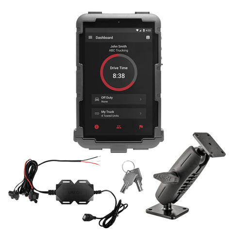Arkon LBT227UATM Tablet Lockbox ATMOS Temperature Controlling Bundle with Magnetic Charging for Galaxy Tab A7 Lite