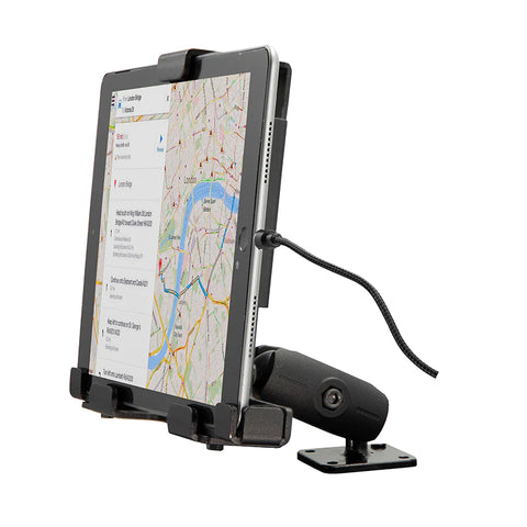Arkon TAB42AMPSML Powered Locking Tablet Mount with Magnetic Lightning ...