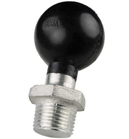RAM-207U RAM Mounts C Size 1.5" Ball with 1/2" NPT Male Threaded Post - Synergy Mounting Systems