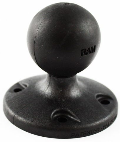 RAP-202U RAM Mounts Composite Round Plate with C-Size 1.5-Inch Ball - Synergy Mounting Systems