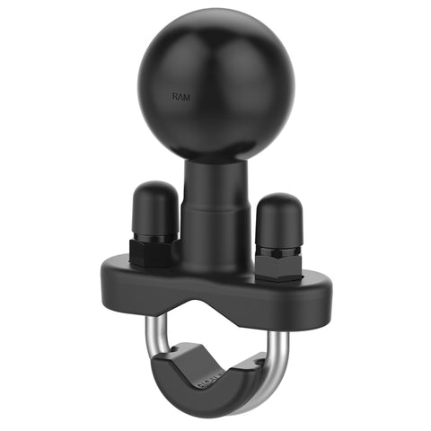 RAM-231U RAM Mounts Rail Base with "Rust-Proof" Stainless Steel U-Bolt & 1.5" Ball - Synergy Mounting Systems