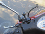 RAM-B-252U RAM Mounts 2.25" x 0.87" Motorcycle Base with 11mm Hole and 1" B-Sized Ball - Synergy Mounting Systems
