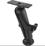 RAM-D-115-E RAM Mounts Universal D Size Ball Mount with Long Arm for 9"-12" Fishfinders and Chartplotters - Synergy Mounting Systems