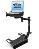 RAM-VB-193-SW1 RAM No-Drill™ Laptop Mount for '14-19 Chevrolet Silverado + More - Synergy Mounting Systems