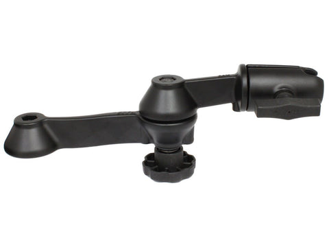 RAM-VB-110-4U RAM Mounts 12" Long Double Swing Arm with Open Swivel Single Socket - Synergy Mounting Systems