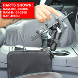 RAP-407BU RAM Mounts Tough-Wedge In-Vehicle Seat-Mounted Accessory - Synergy Mounting Systems