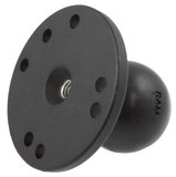 RAM-202U-MT1 RAM Mounts Round Plate with 1.5-Inch C Size Ball & 5/16"-18 Threaded Hole - Synergy Mounting Systems