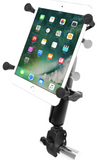 RAM-B-400-C-UN8U RAM Mounts Small Tough-Claw™ Base with Long Double Socket Arm and Universal RAM® X-Grip® Cradle for 7"-8" Tablets - Synergy Mounting Systems