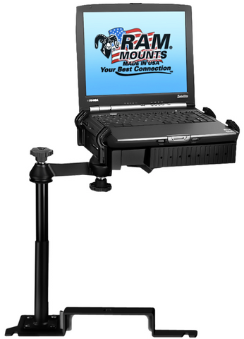 RAM-VB-187-SW1 RAM No-Drill Laptop Mount Ford Explorer & Police Interceptor - Synergy Mounting Systems